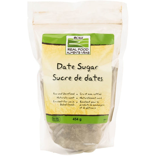 NOW Date Sugar, 454g