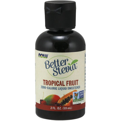 NOW Flavoured Stevia Liquid Drops, Zero Calorie Sweetener, Delicious, Natural, 60ml