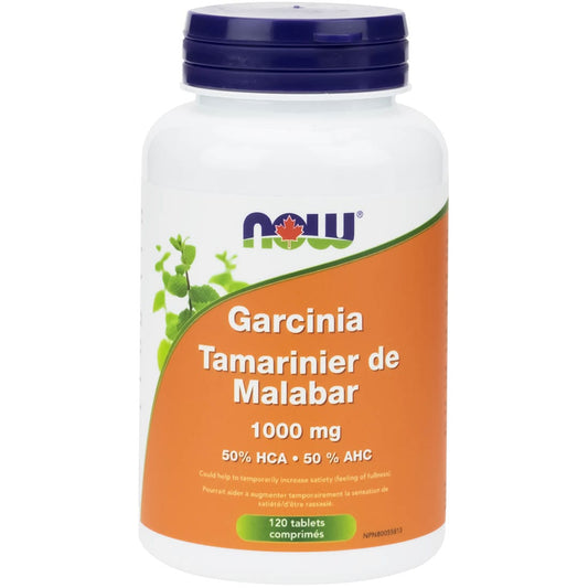 NOW Garcinia, 50% HCA, 1000mg, 120 Tablets