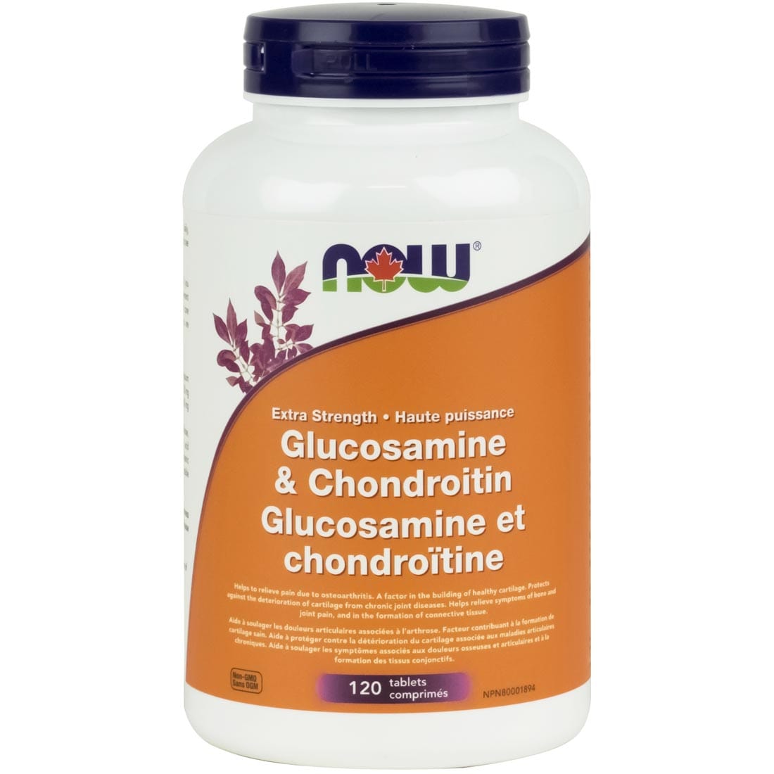 NOW Glucosamine & Chondroitin, (Extra Strength), 120 Tablets