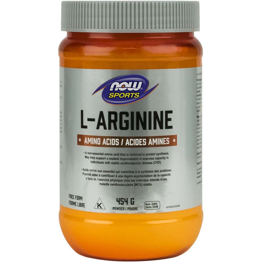 NOW L-Arginine Pure Powder, 454g