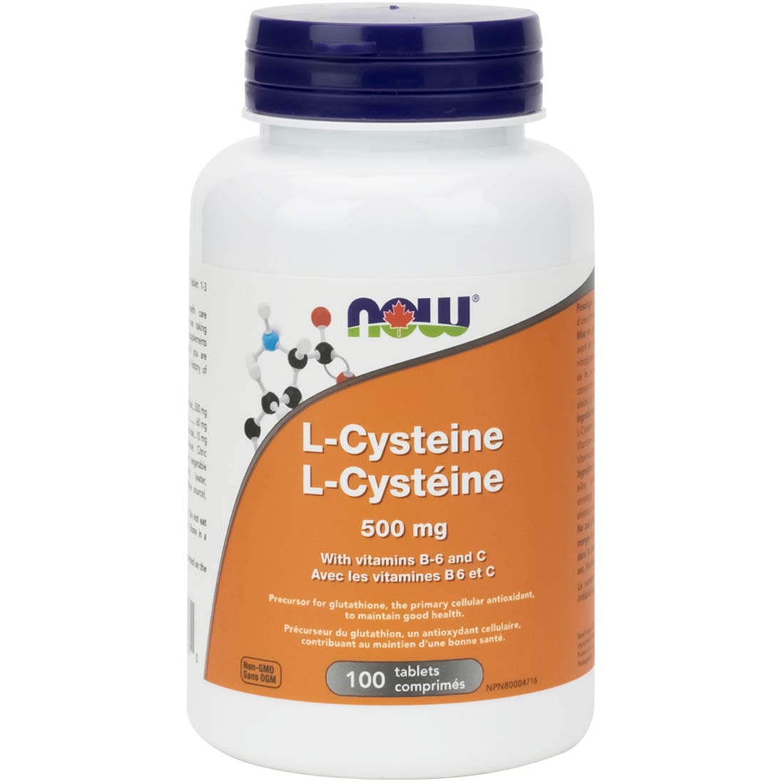 NOW L-Cysteine, 500mg, 100 Tablets