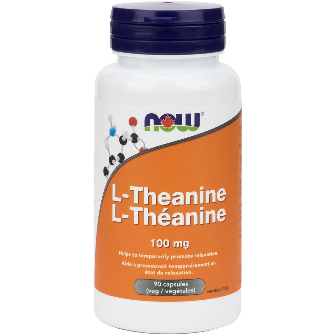 NOW L-Theanine, 100mg, 90 VCapsules