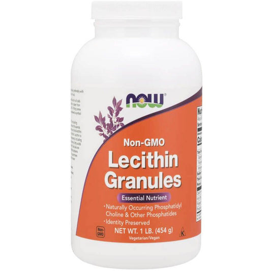 NOW Lecithin Granules, Non-GMO, 454g