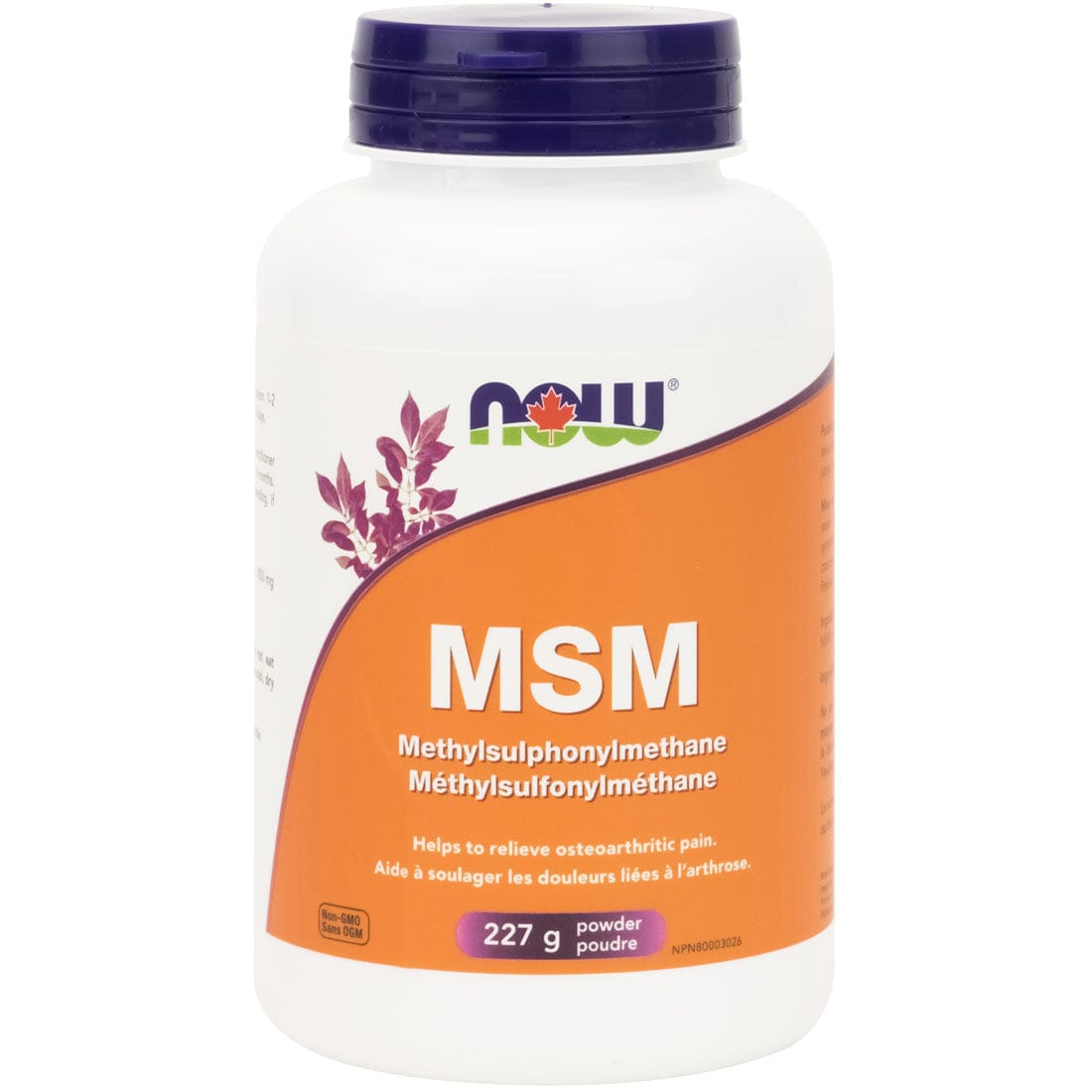 Nsm Powder NOW MSM Powder (100% Pure), 227g