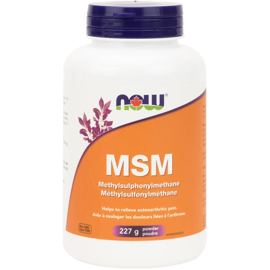 NOW MSM Powder (100% Pure), 227g