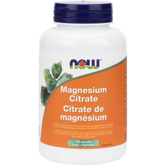 NOW Magnesium Citrate. 133mg, 120 Vcaps