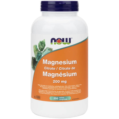 NOW Magnesium Citrate, 200mg