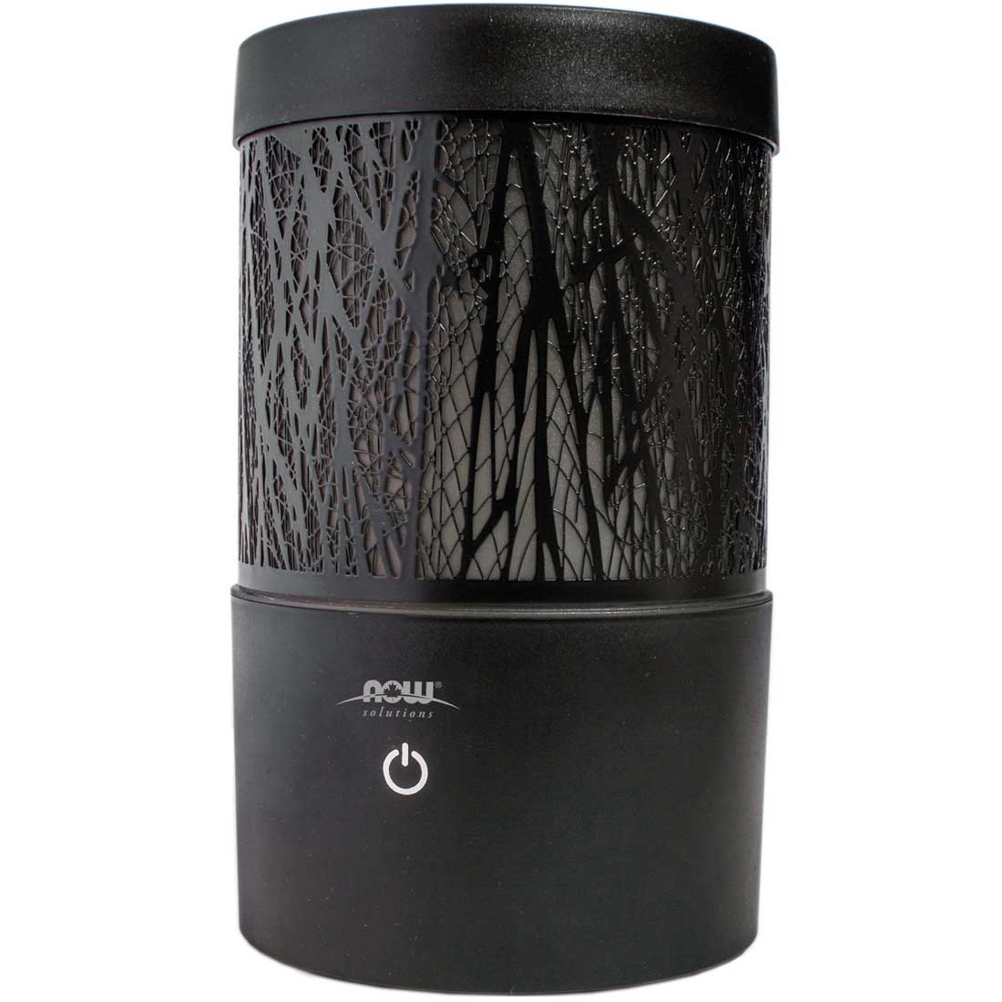 NOW Metal Touch Ultrasonic Essential Oil Diffuser, Black