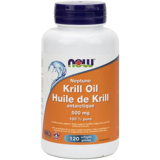 NOW Neptune Krill Oil 500mg (100% Pure NKO)