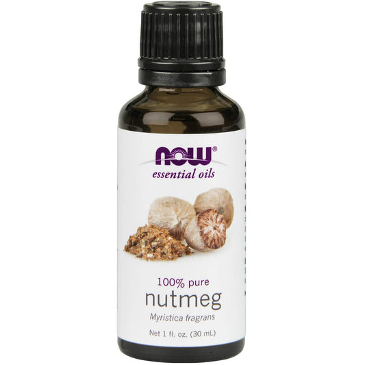 NOW Nutmeg Oil, 100% Pure, 30ml