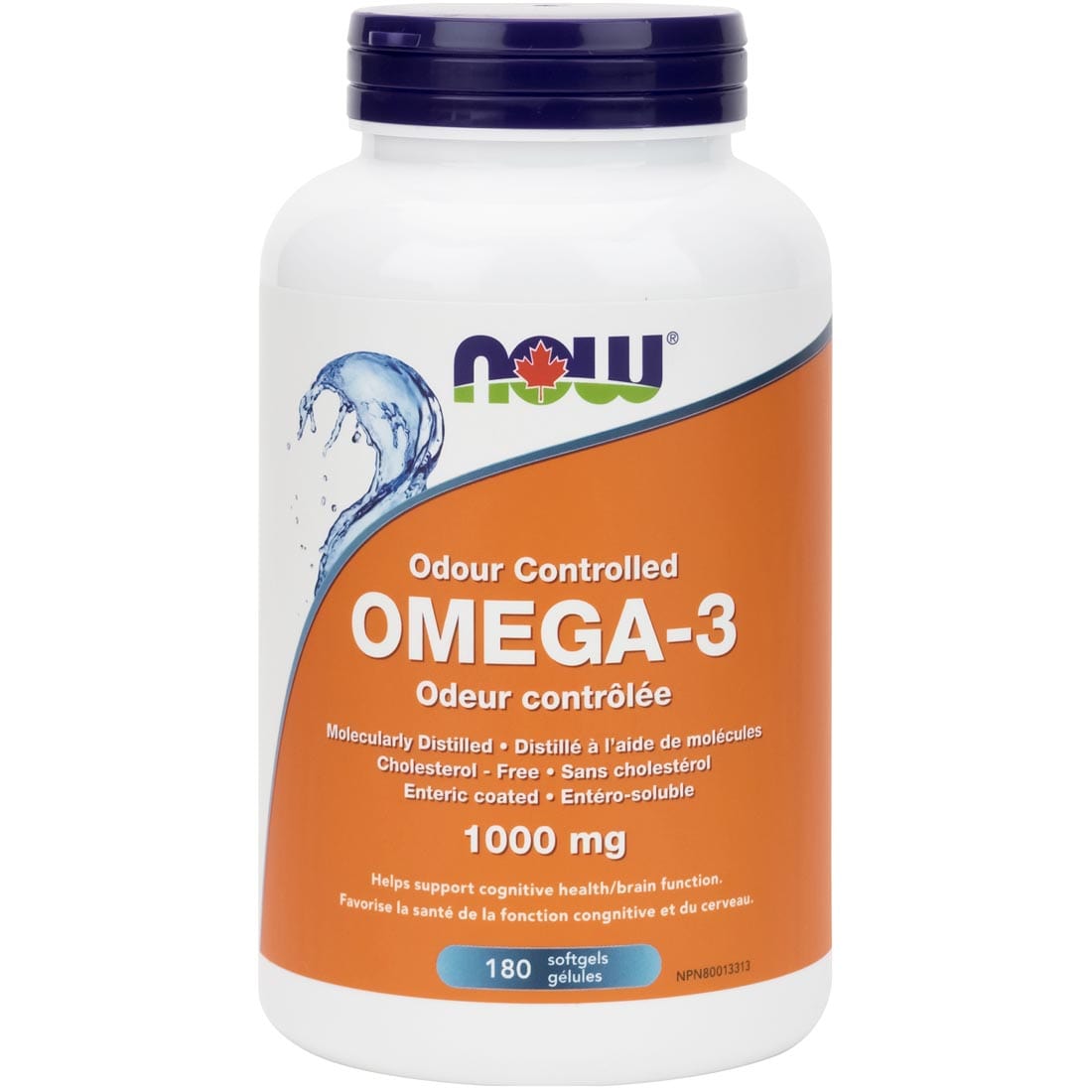 NOW Omega-3, 1000mg, Enteric Coated Softgels