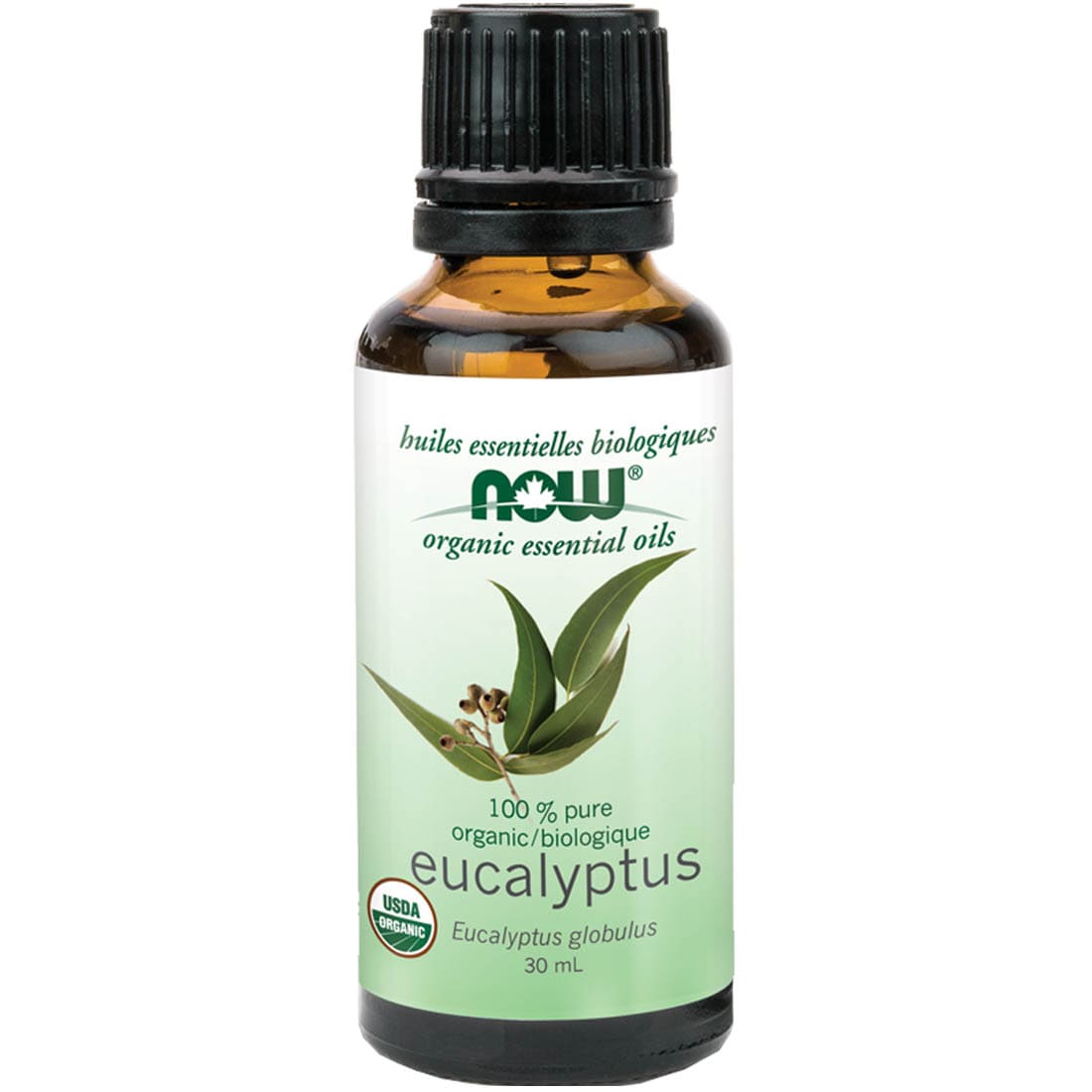 NOW Organic Eucalyptus Oil (Aromatherapy), 100% Pure, 30ml