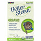 NOW Organic Stevia with Inulin, 1g x 75 Packets