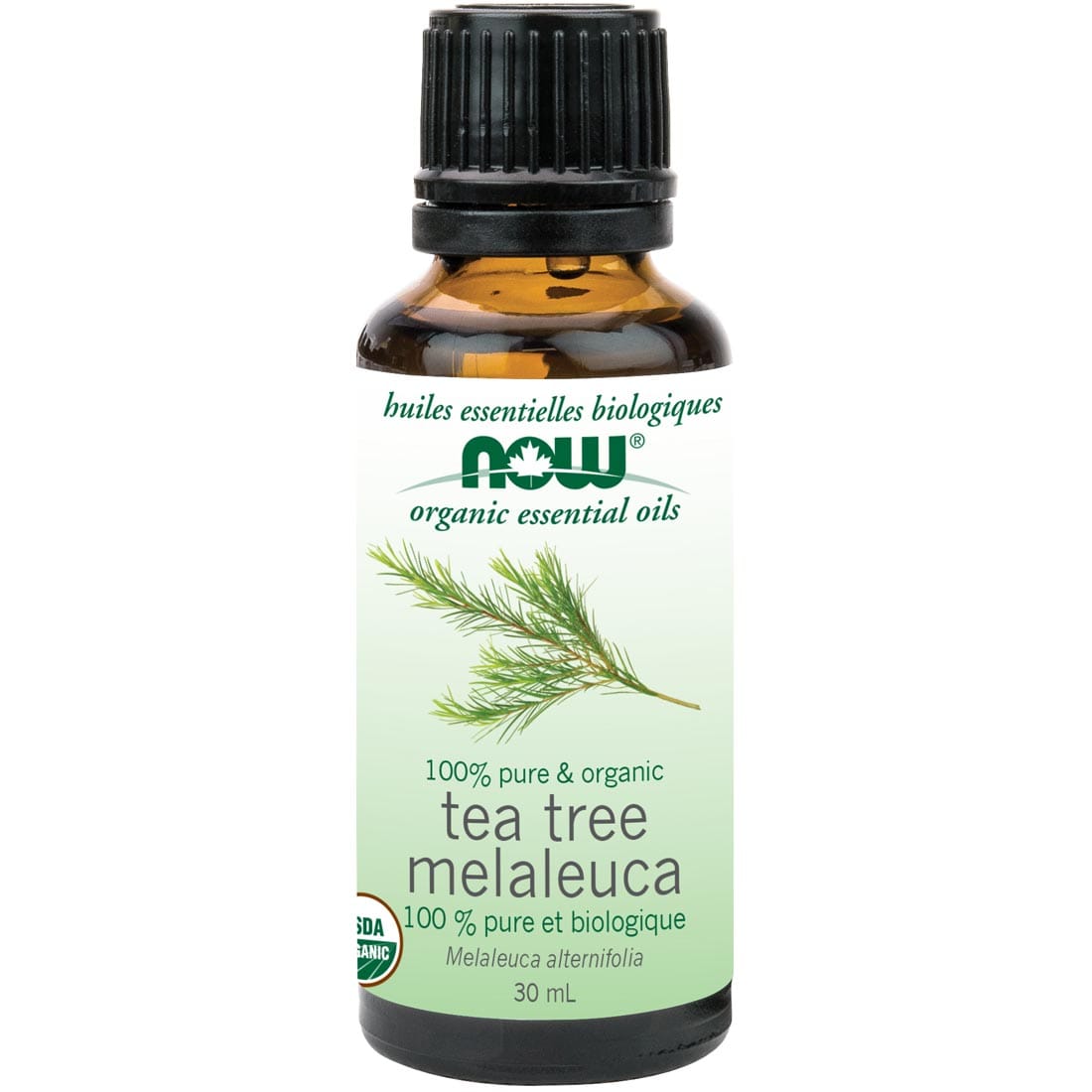 NOW Organic Tea Tree Oil (Aromatherapy), 100% Pure, 30ml
