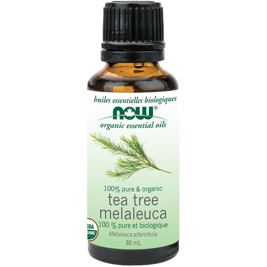NOW Organic Tea Tree Oil (Aromatherapy), 100% Pure, 30ml