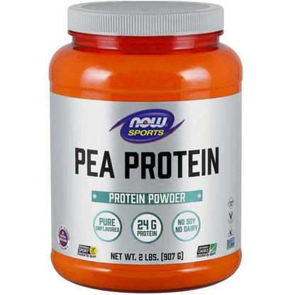 NOW Pea Protein Powder, Mixes Easily, Smooth Texture, Superior Taste, Vegan, Non-GMO, No Soy, No Dairy, 907g