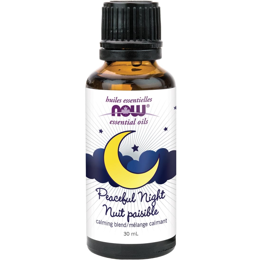 NOW Peaceful Night Essential Oil Blend, 30ml
