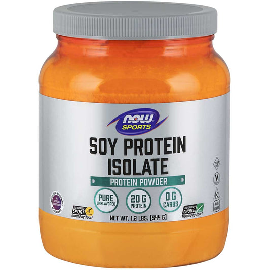 NOW Pure Soy Isolate (Non-GMO), 544g