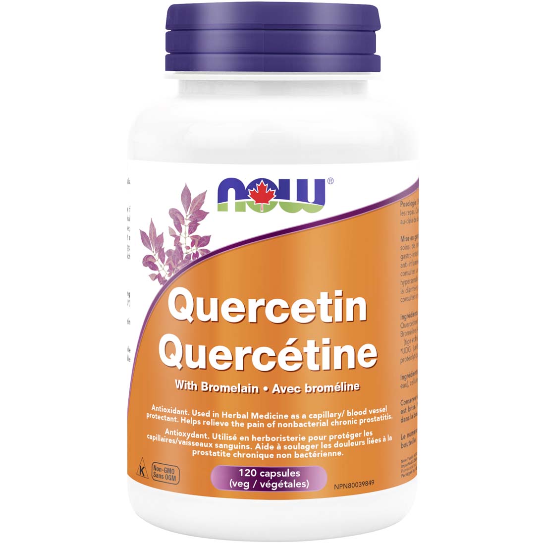 NOW Quercetin with Bromelain