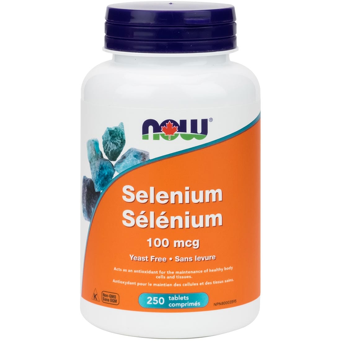 NOW Selenium, 100mcg, Yeast Free