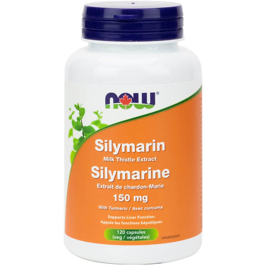 NOW Silymarin Milk Thistle Extract 150mg + Turmeric