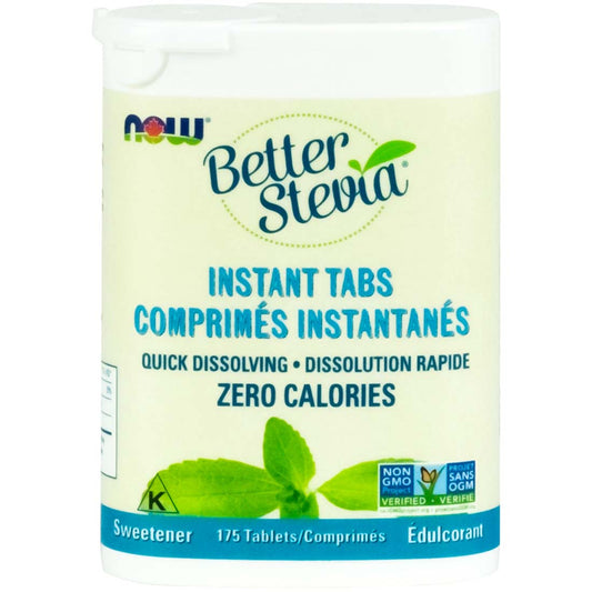 NOW Stevia Dissolving Instant Tabs, 175 Tablets