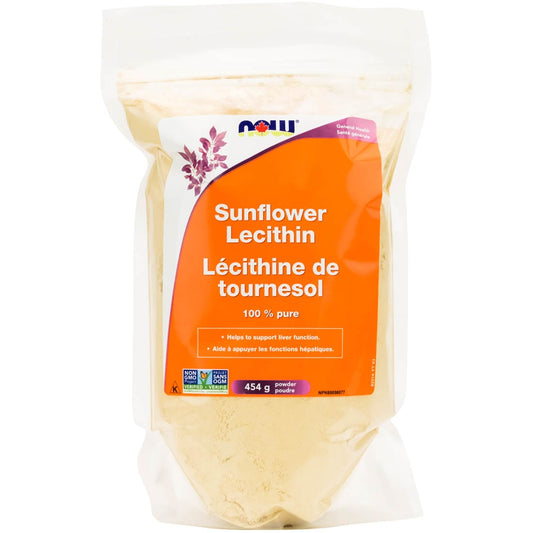 NOW Sunflower Lecithin (Non-GMO), 454g, Powder