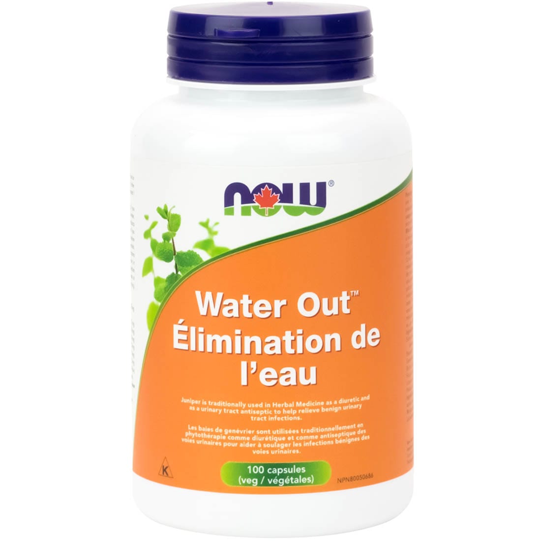 NOW Water Out, Herbal Diuretic, 100 V-Caps