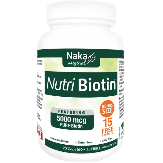 Naka Herbs Nutri Biotin 5000mcg