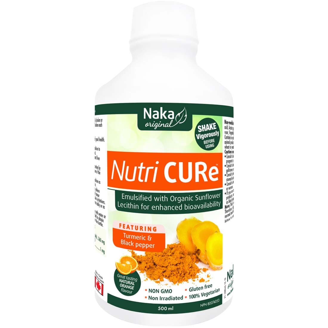 Naka Herbs Nutri CURe Turmeric Liquid (Emulsified with Organic Sunflower Oil)