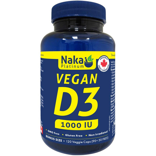 Naka Herbs Platinum Vegan D3 Capsules (NEW!)