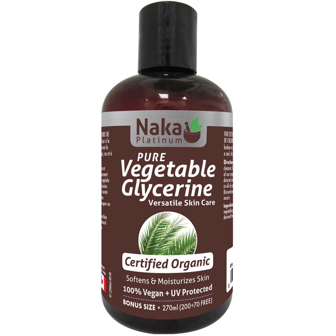 Naka Platinum Pure Vegetable Glycerine (Organic), 270ml