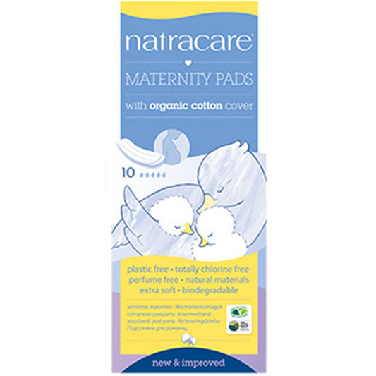 Natracare Organic Maternity Pads, 10 Pads