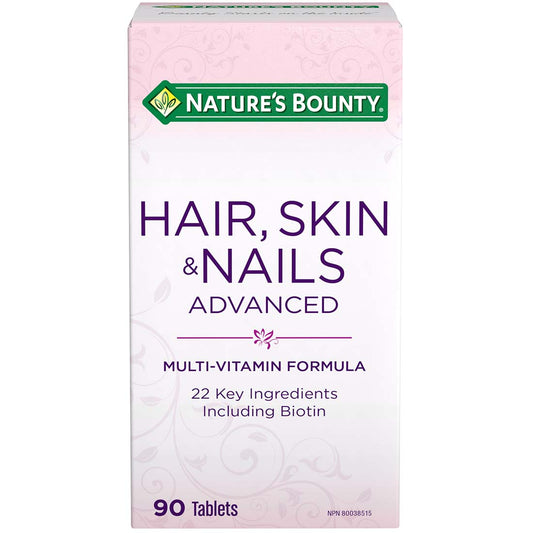 Nature's Bounty Hair, Skin & Nails Advanced, 90 Tablets