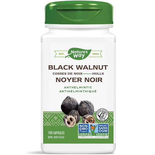 Nature's Way Black Walnut Hulls, 100 Capsules