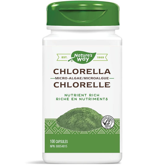 Nature's Way Chlorella Micro Algae, 100 Vegetable Capsules