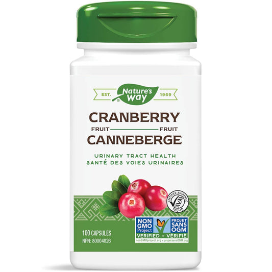 Nature's Way Cranberry Fruit, 100 Vegetable Capsules