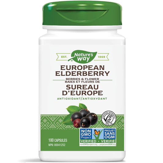 Nature's Way European Elderberry, 100 Capsules