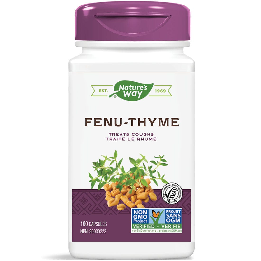 Nature's Way Fenu-Thyme, 100 Capsules
