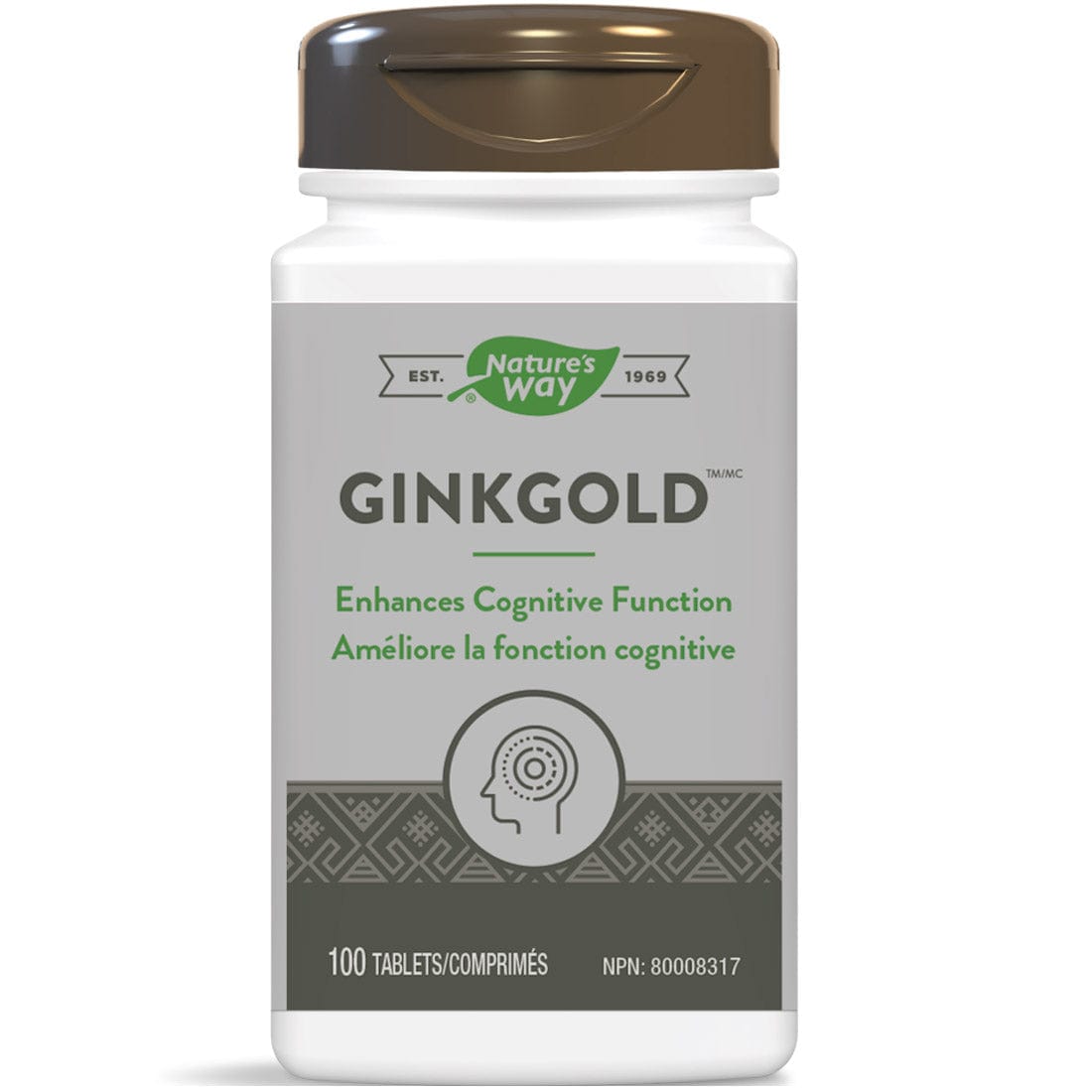Nature's Way Ginkgold 60mg (For Improved Mental Sharpness), 100 Tablets