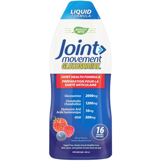 Nature's Way Joint Movement (Liquid Glucosamine), 480ml (Berry Flavour)