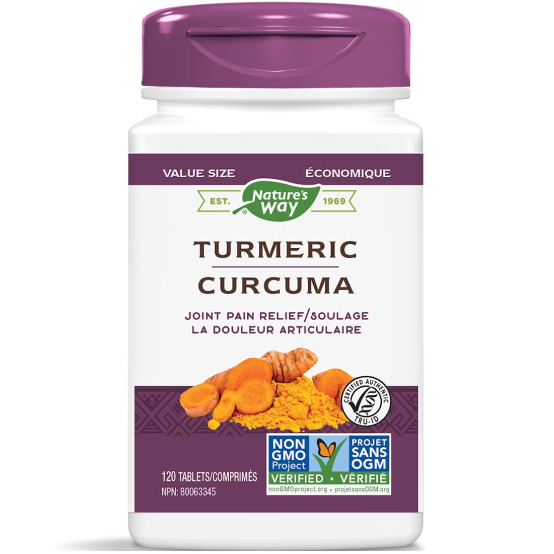 Nature's Way Turmeric Standardized 450mg (95% Curcuminoids)