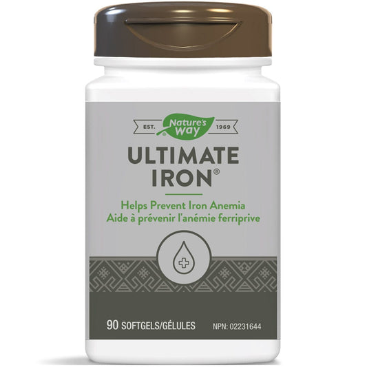 Nature's Way Ultimate Iron 25mg, 90 Softgels