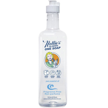 Nellie's One Soap (For Dishes, Dogs, and Hands), 570ml