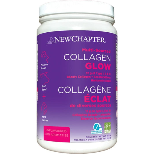 New Chapter Collagen Glow (Type I, II and III Collagen with Sea Buckthorn), 246g