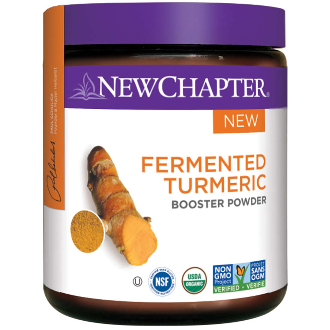 New Chapter Fermented Turmeric Booster Powder, 42g/30 Servings
