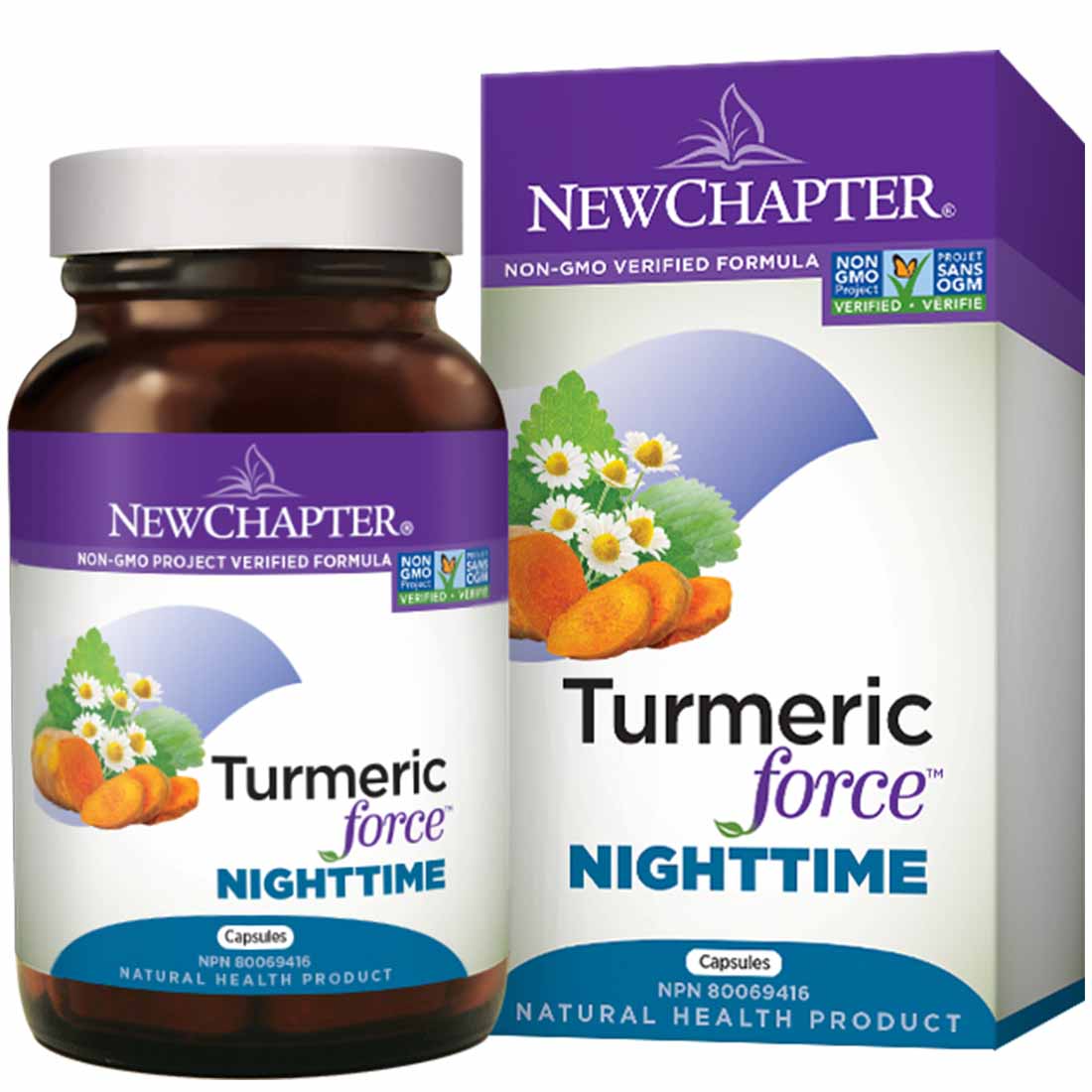 New Chapter Turmeric Force Nighttime, 48 Capsules