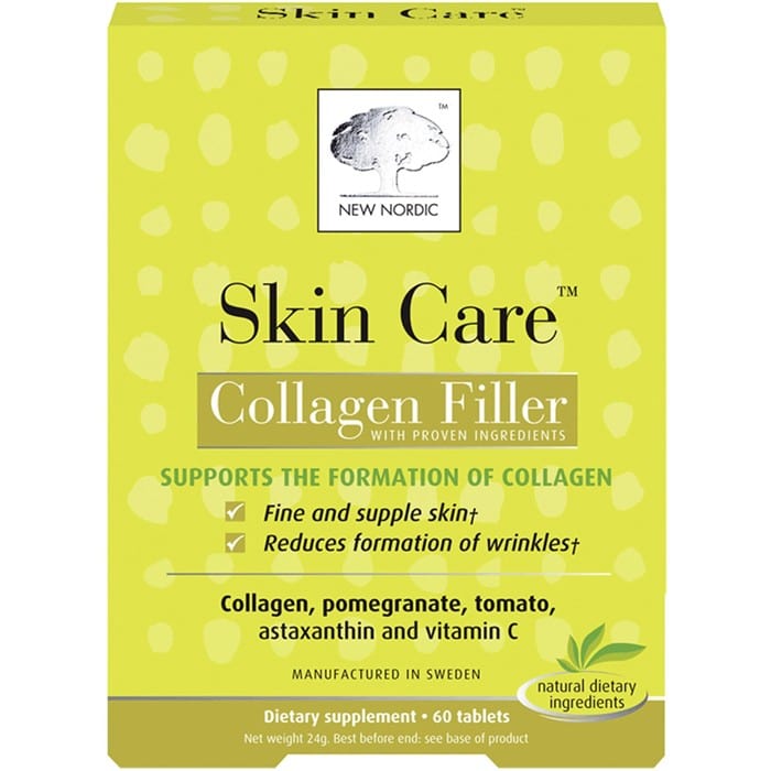New Nordic Skin Care, Collagen Filler, 60 Tablets