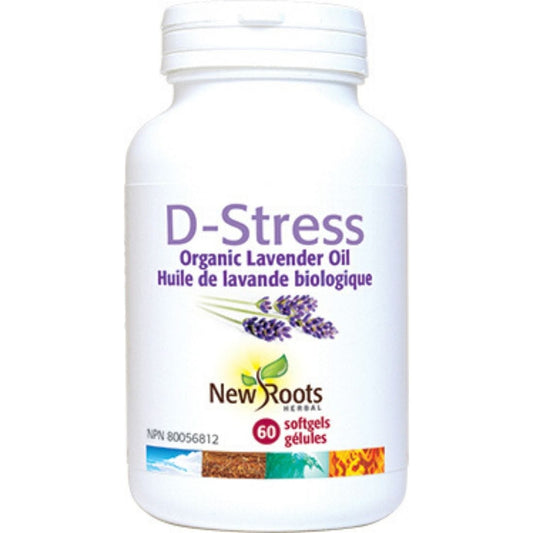 New Roots D-Stress Now Organic Lavender Oil (Certified Organic)